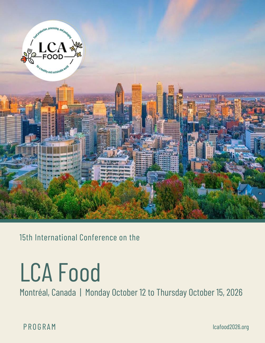Couverture du programme LCA Food 2026